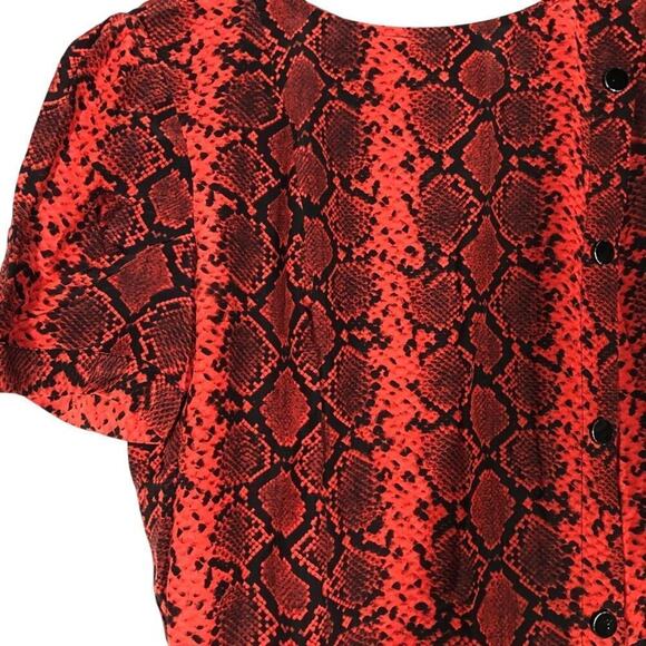 The Kooples Dress Snake Print Dress Small - Picture 9 of 16